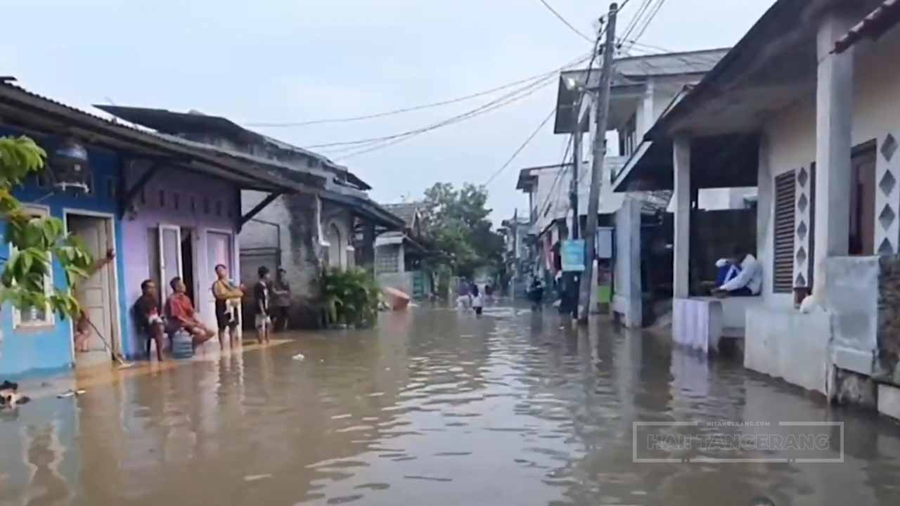 Titik Wilayah Terendam Banjir di Tangerang Hingga 1 Meter