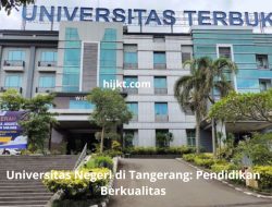 Universitas Negeri di Tangerang: Pendidikan Berkualitas