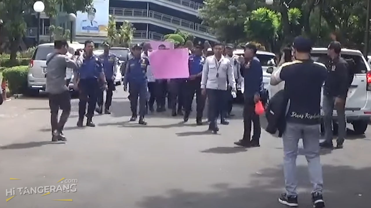 Demo Pekerja THL di Kota Tangerang, Ribuan Tenaga Lepas Tuntut Keadilan