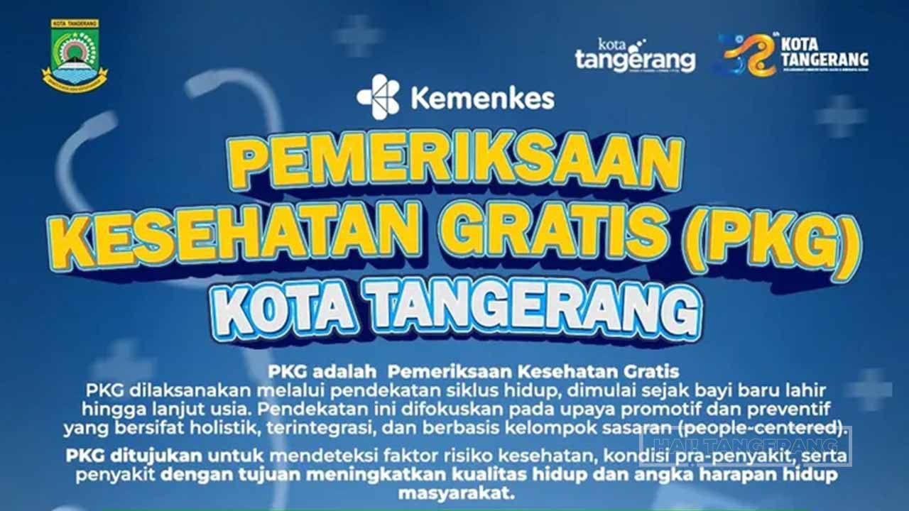 Cara Pemeriksaan Kesehatan Gratis Ulang Tahun Kota Tangerang