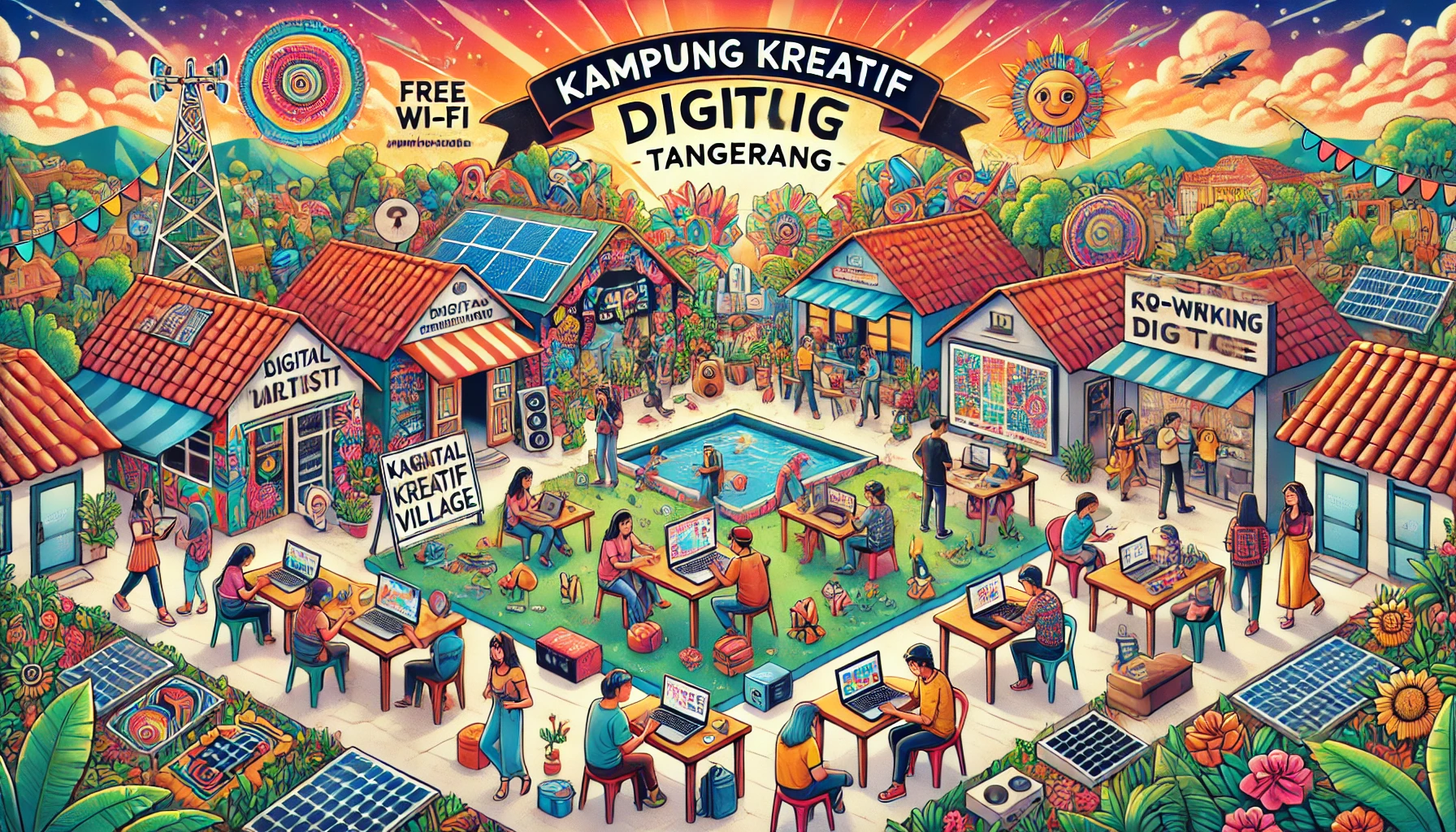 kampung kreatif digital Tangerang