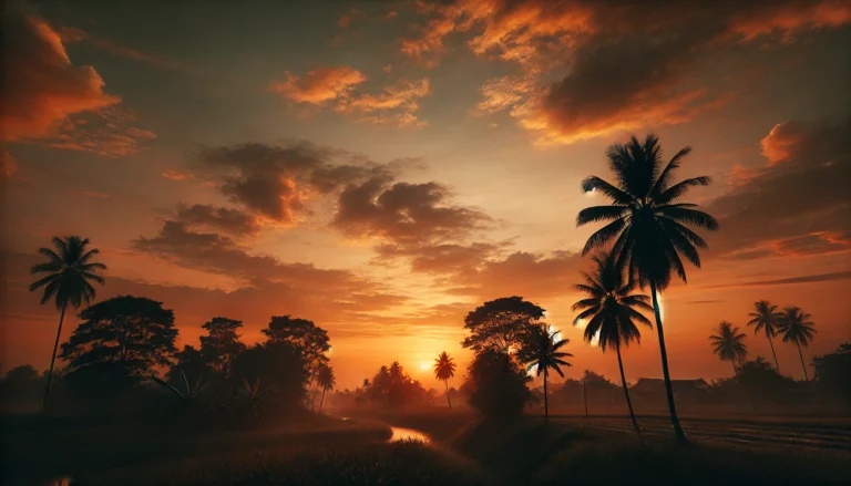 spot sunset Tangerang Banten