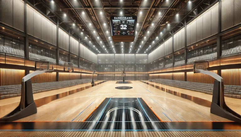 Lapangan basket indoor di Tangerang