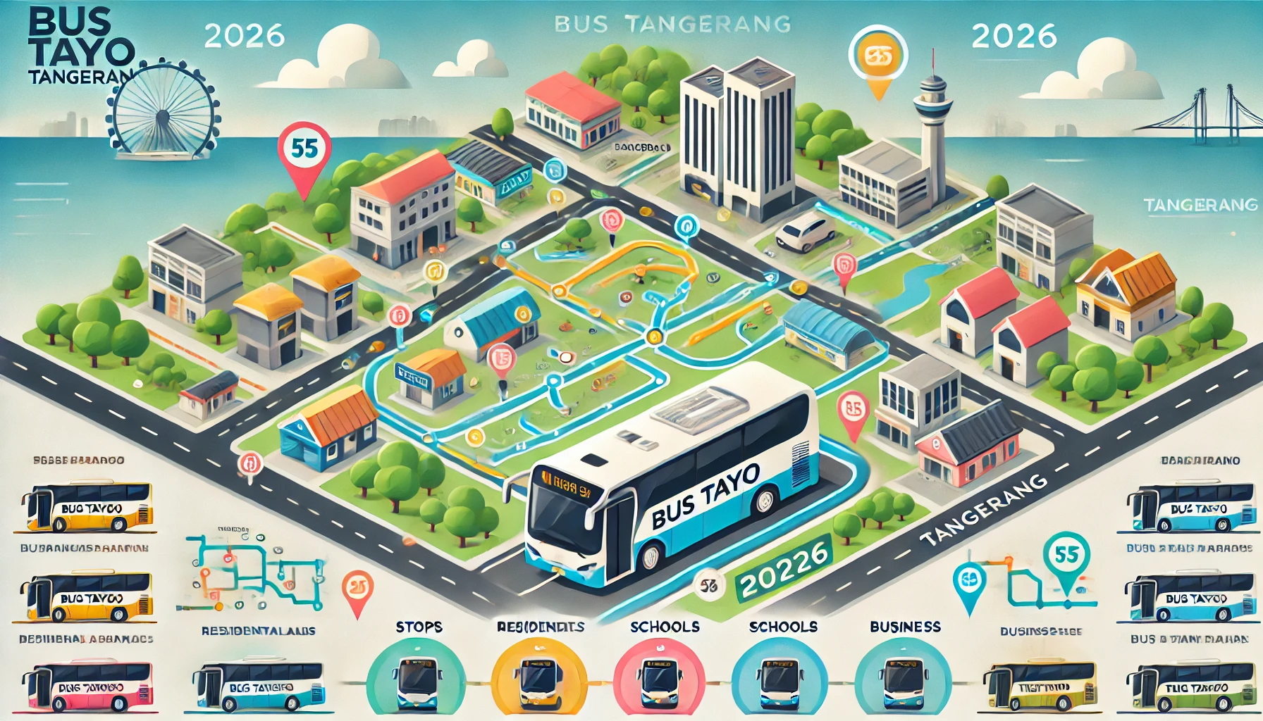 Rute bus Tayo Tangerang terbaru 2026