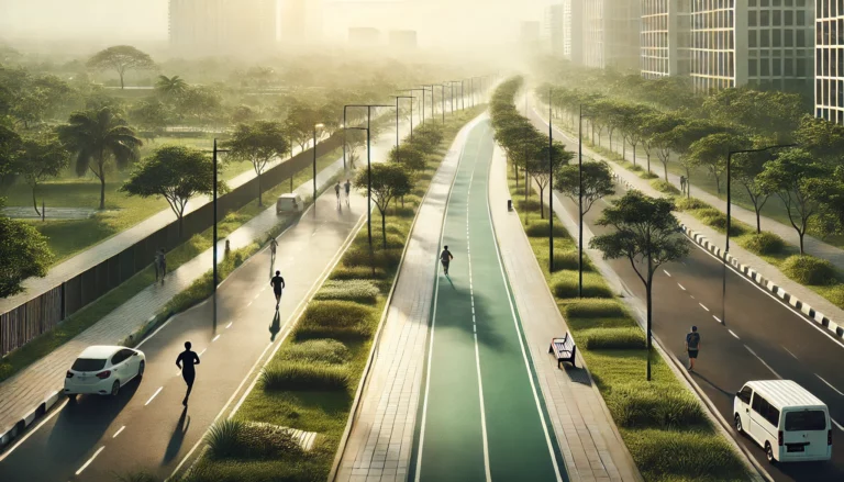 Rute jogging di kawasan BSD