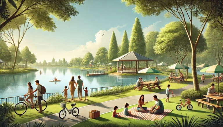 Tempat piknik danau Tangerang