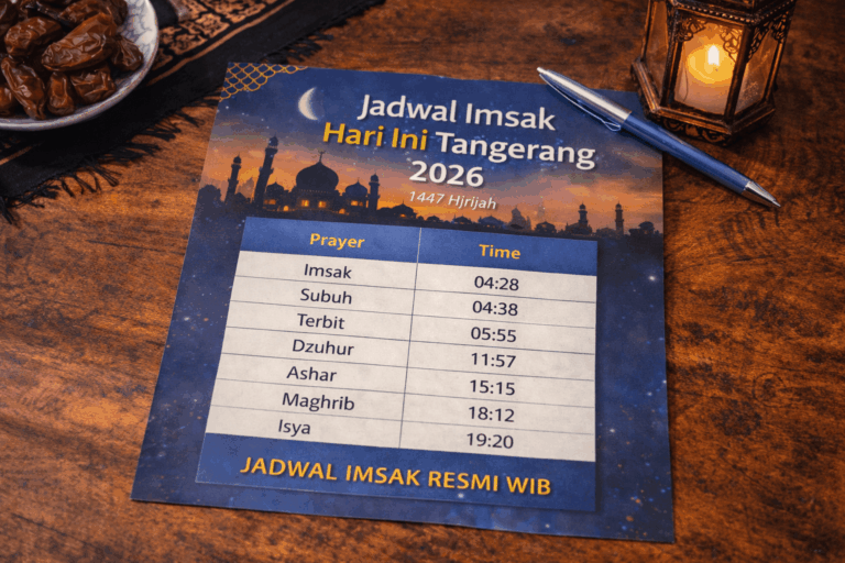 imsak hari ini tangerang 2026