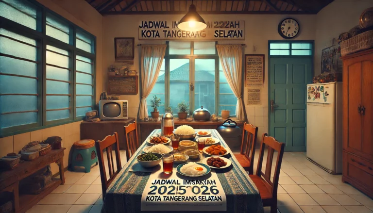 jadwal imsak tangerang selatan hari ini
