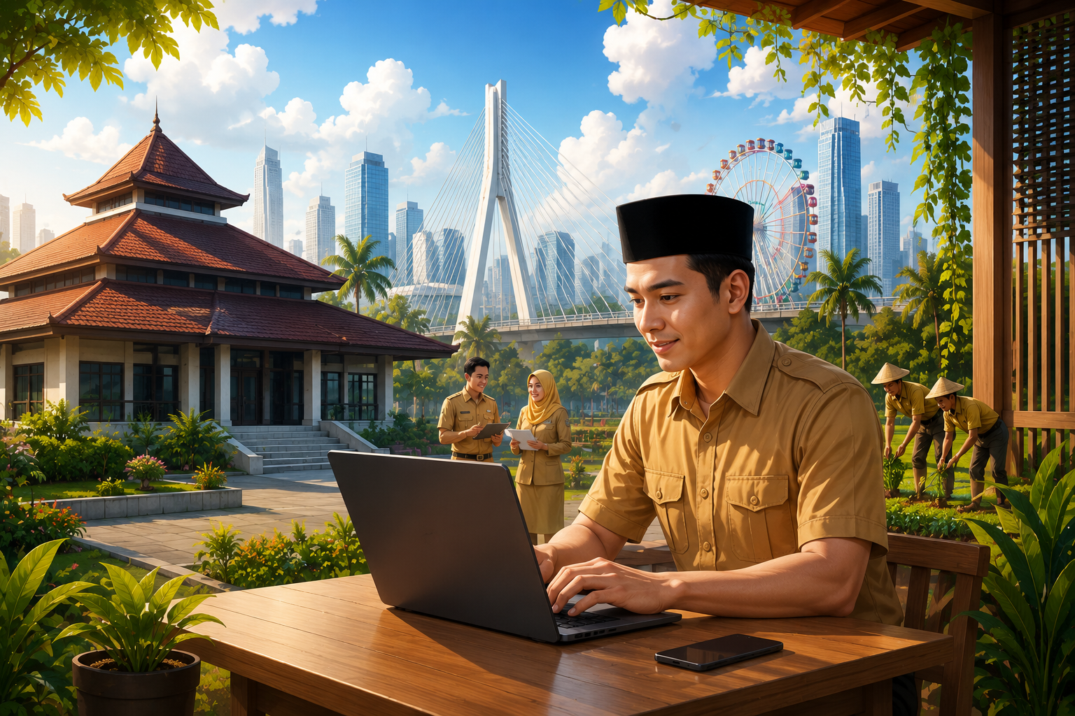 Onten Tiam Kabupaten Tangerang