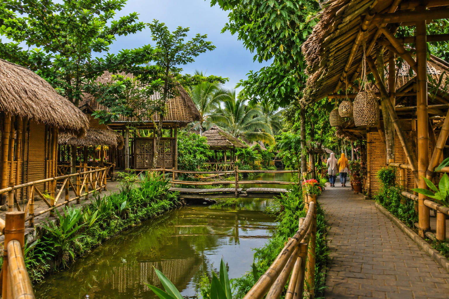 Kampung Ekowisata Keranggan Tangerang Selatan