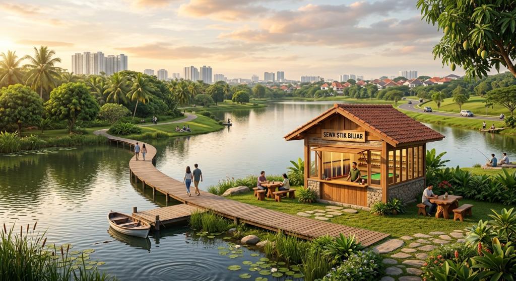 tempat sewa stik biliar di tangerang
