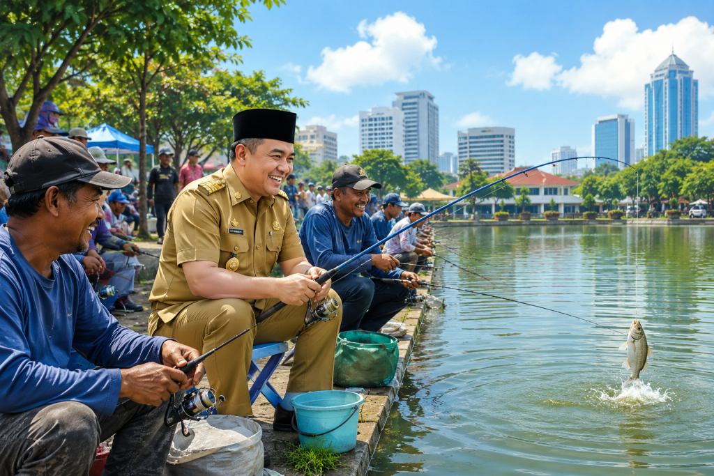 Mancing Bersama Wali Kota Tangerang