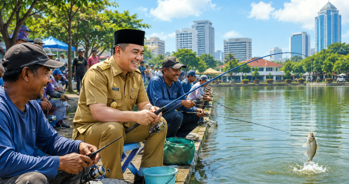 Mancing Bersama Wali Kota Tangerang