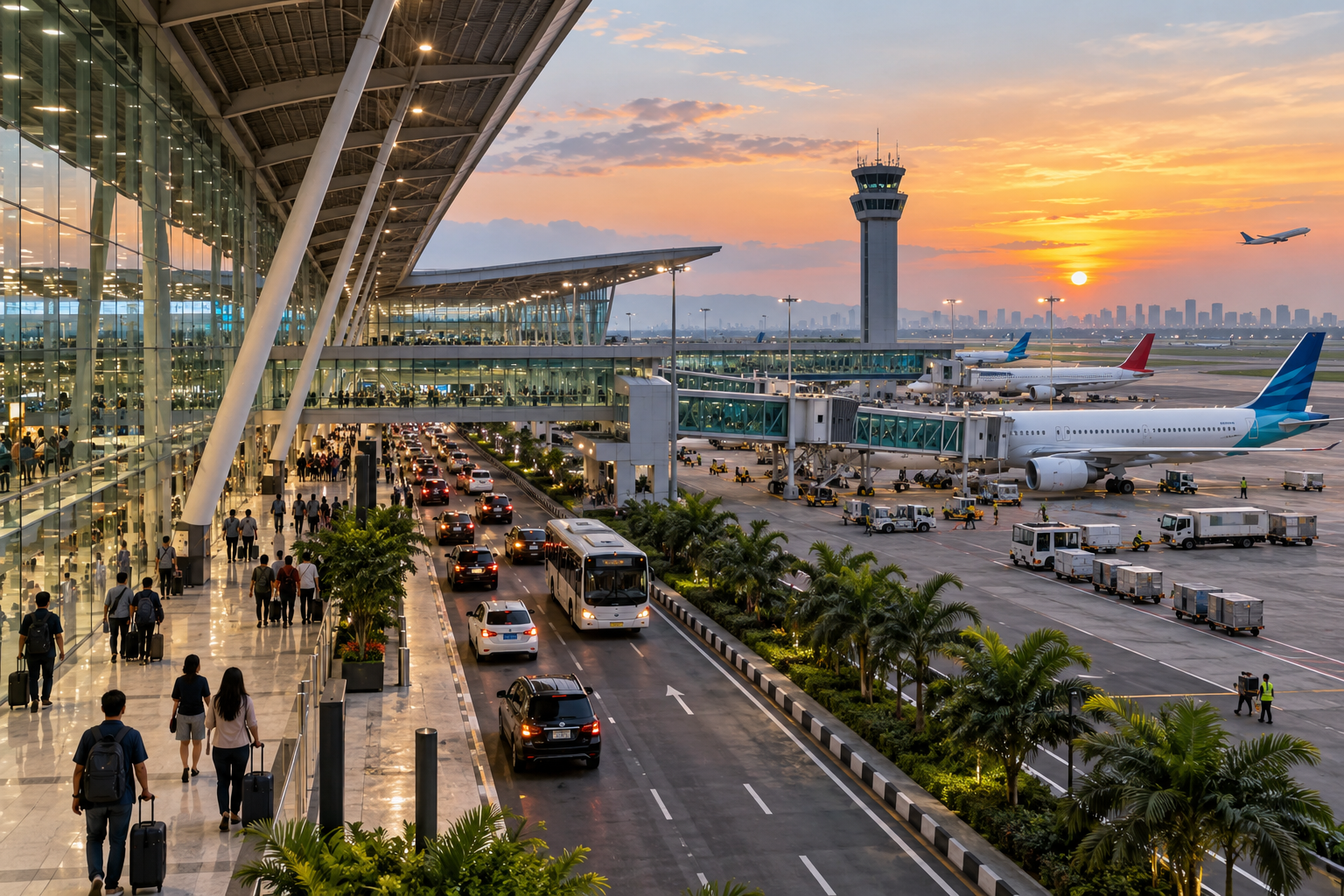 Bandara Soekarno Hatta Tangerang Hari Ini