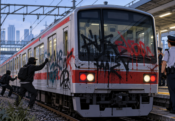 Krl Tangerang Duri Terganggu Vandalisme