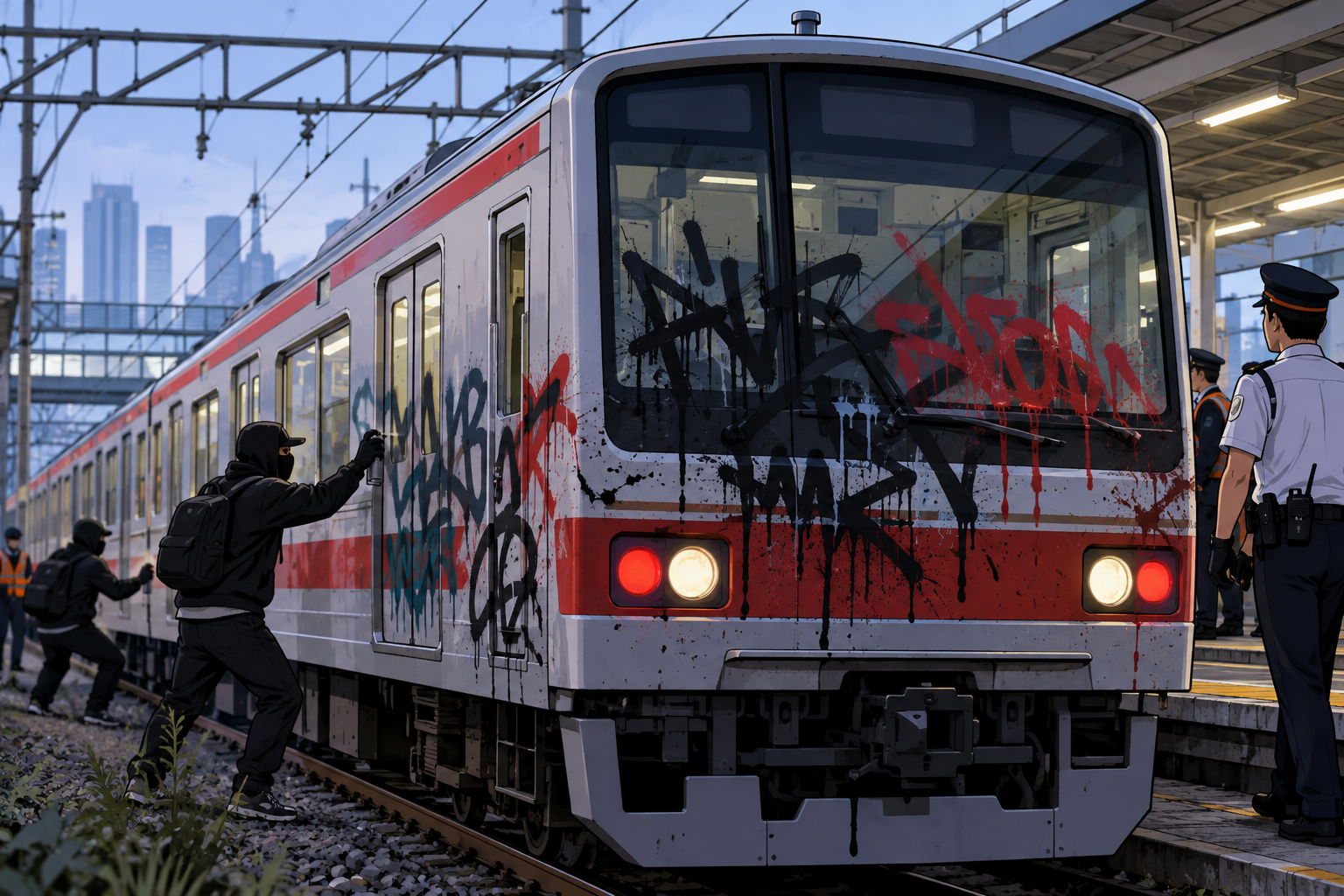 Krl Tangerang Duri Terganggu Vandalisme