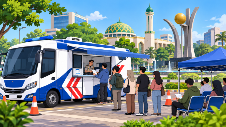 Lokasi SIM Keliling Tangerang Kota