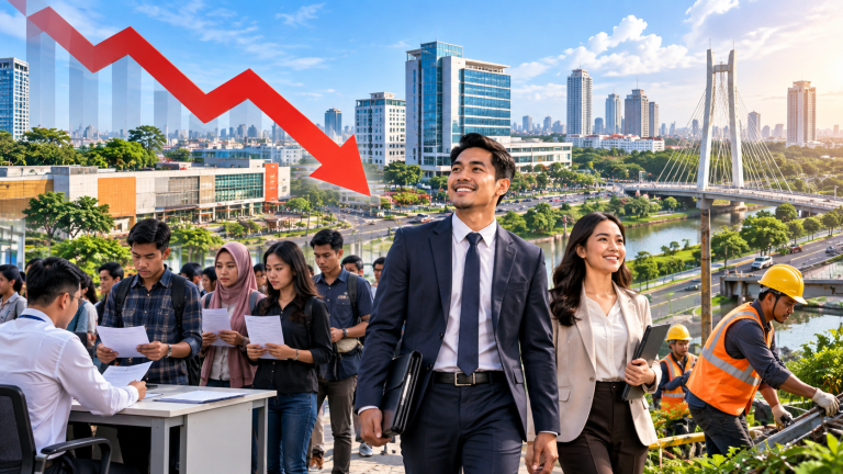 Pengangguran Terbuka Kota Tangerang Turun