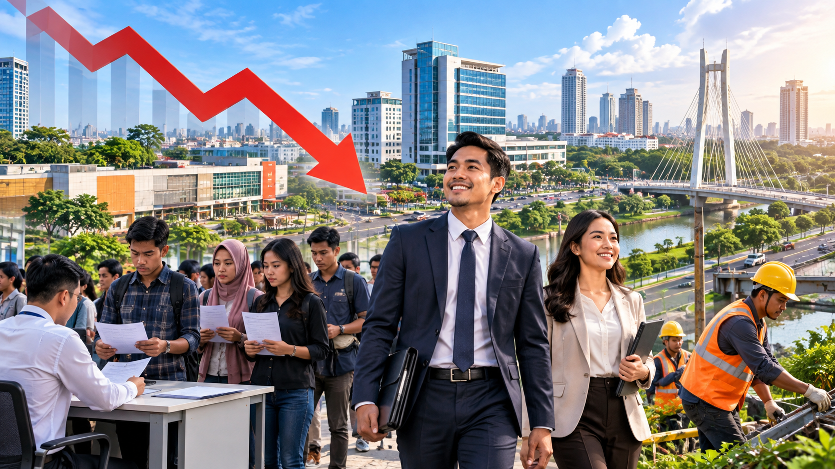 Pengangguran Terbuka Kota Tangerang Turun